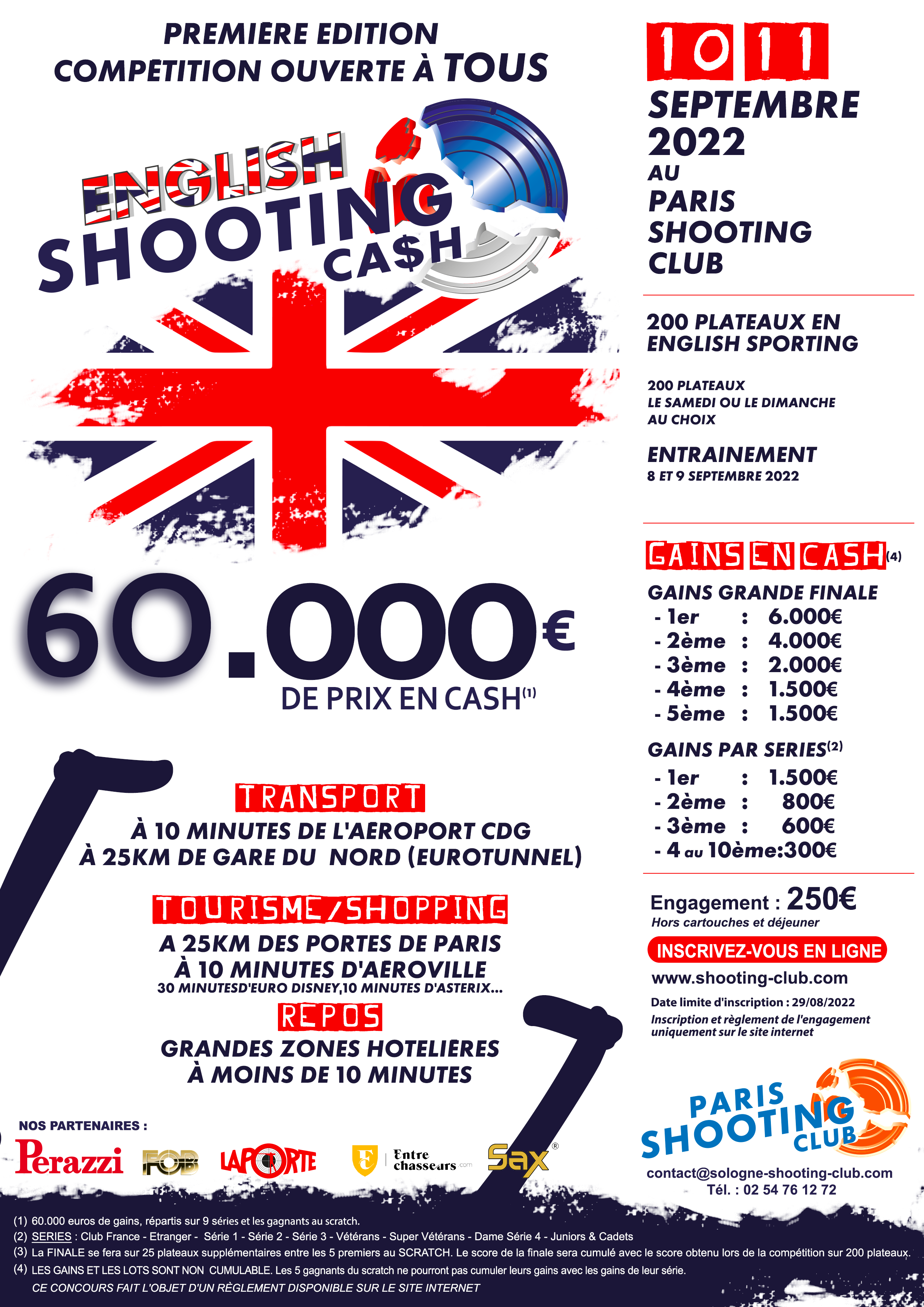 ENGLISH SHOOTING CASH